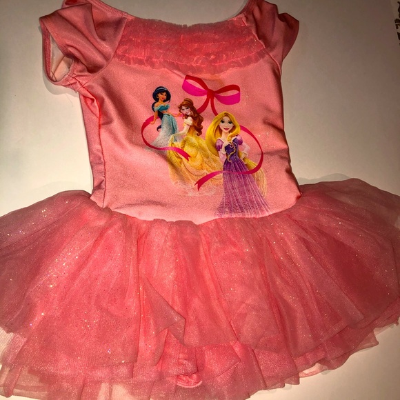 Disney Costumes Disney Princess Dance Leotard With Attached Skirt Poshmark